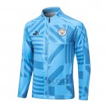 Giacca Manchester City 2022-2023 Blu Claro