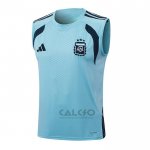 Maglia Allenamento Argentina Senza Maniche 2025-2026 Blu