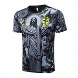 Maglia Allenamento Brasile Jesus 2024-2025 Nero