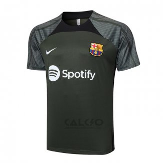 Maglia Allenamento FC Barcellona 2023-2024 Verde Scuro