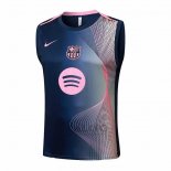 Maglia Allenamento FC Barcellona Senza Maniche 2025-2026 Nero Rosa