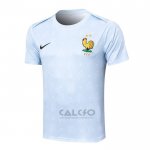 Maglia Allenamento Francia 2024-2025 Blu Claro