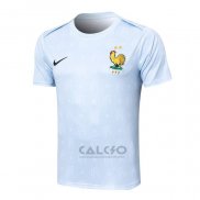 Maglia Allenamento Francia 2024-2025 Blu Claro
