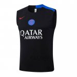 Maglia Allenamento Paris Saint-Germain Senza Maniche 2025-2026 Nero