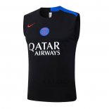Maglia Allenamento Paris Saint-Germain Senza Maniche 2025-2026 Nero