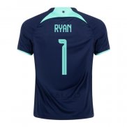 Maglia Australia Giocatore Ryan Away 2022