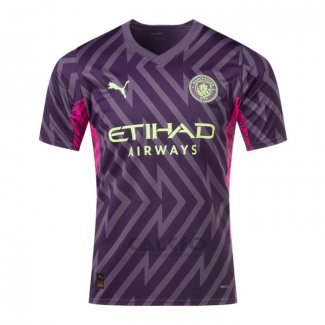 Maglia Manchester City Portiere 2023-2024 Purpura