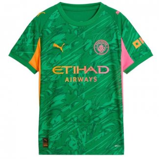 Maglia Manchester City Portiere 2025-2026 Verde