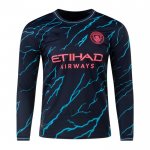 Maglia Manchester City Third Manica Lunga 2023-2024
