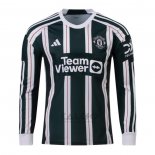 Maglia Manchester United Away Manica Lunga 2023-2024