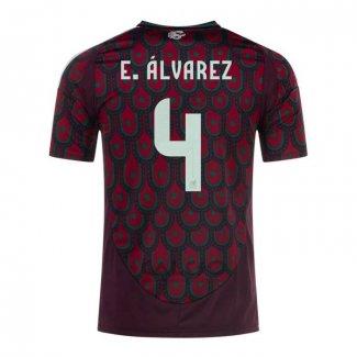 Maglia Messico Giocatore E.alvarez Home 2024