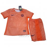 Maglia Paesi Bassi Home Bambino 2023