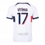 Maglia Paris Saint-Germain Giocatore Vitinha Away 2023-2024