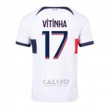 Maglia Paris Saint-Germain Giocatore Vitinha Away 2023-2024