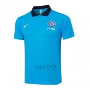 Maglia Polo Chelsea 2024-2025 Blu