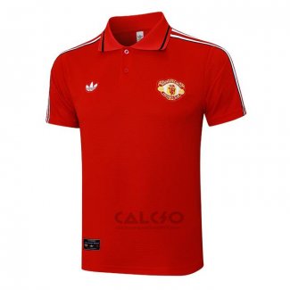 Maglia Polo Manchester United 2025-2026 Rosso