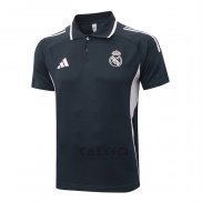 Maglia Polo Real Madrid 2025-2026 Grigio Rosa