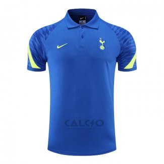 Maglia Polo Tottenham Hotspur 2022-2023 Blu