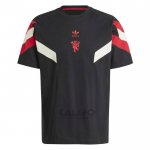 Maglia Prematch Manchester United 2024 Nero
