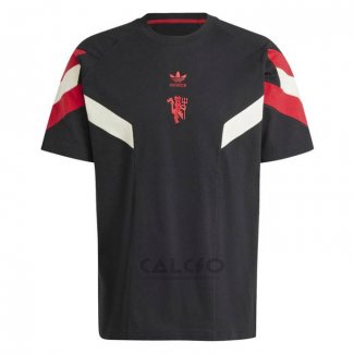 Maglia Prematch Manchester United 2024 Nero