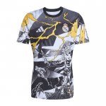 Maglia Prematch Real Madrid 2025-2026 Nero Bianco