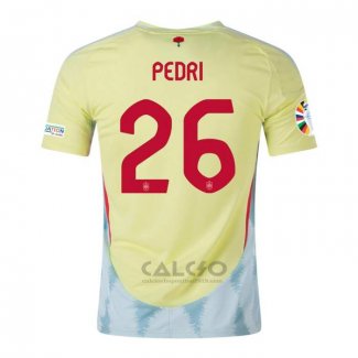 Maglia Spagna Giocatore Pedri Away 2024