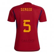 Maglia Spagna Giocatore Sergio Home 2022