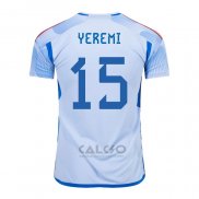 Maglia Spagna Giocatore Yeremi Away 2022