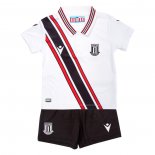 Maglia Stoke City Away Bambino 2022-2023 Bianco