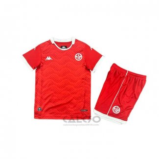 Maglia Tunisia Home Bambino 2025