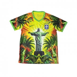 Maglia Brasile Jesus 2025-2026 Giallo Verde Thailandia