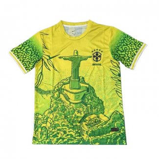 Maglia Brasile Jesus 2025-2026 Giallo Verde Thailandia