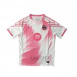 Maglia FC Barcellona Special 2025-2026 Bianco Rosa Thailandia
