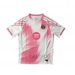 Maglia FC Barcellona Special 2025-2026 Bianco Rosa Thailandia