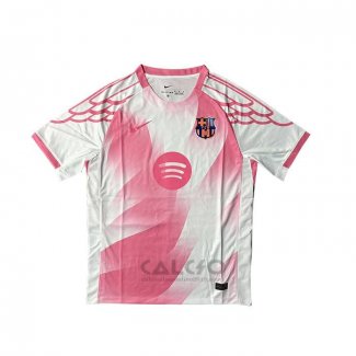 Maglia FC Barcellona Special 2025-2026 Bianco Rosa Thailandia