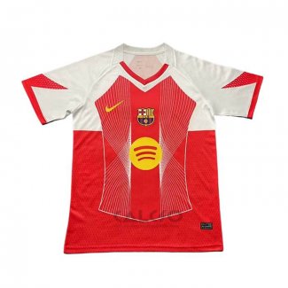 Maglia FC Barcellona Special 2025-2026 Rosso Bianco Thailandia