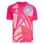 Maglia Flamengo Portiere 2025 Rosa Thailandia