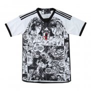 Maglia Giappone Anime 2024-2025 Nero e Bianco Thailandia