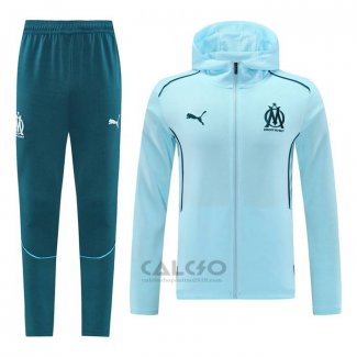 Tuta da Track Olympique Marsiglia 2024-2025 Blu