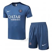 Tuta da Track Paris Saint-Germain Jordan Manica Corta 2025-2026 Grigio - Pantaloncini