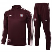 Tuta da Track di Felpa Bayern Monaco 2025-2026 Rosso