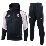 Tuta da Track di Felpa Real Madrid 2024-2025 Grigio