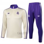 Tuta da Track di Felpa Real Madrid 2025-2026 Giallo