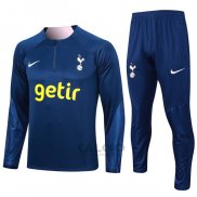 Tuta da Track di Felpa Tottenham Hotspur Bambino 2023-2024 Blu