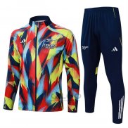 Tuta da Track di Giacca Arsenal 2025-2026 Blu Giallo Rosso