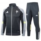 Tuta da Track di Giacca Atletico Mineiro 2024-2025 Grigio