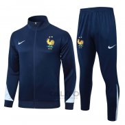Tuta da Track di Giacca Francia 2024-2025 Blu
