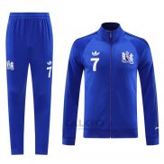 Tuta da Track di Giacca Manchester United 2024-2025 Blu