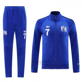 Tuta da Track di Giacca Manchester United 2024-2025 Blu
