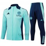Tuta da Track di Giacca Manchester United 2024-2025 Verde